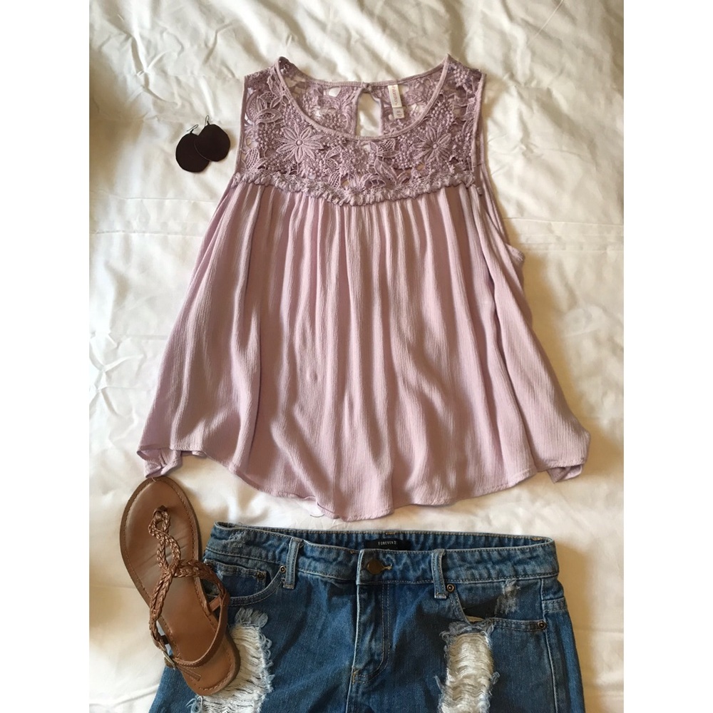 Lavender Blouse